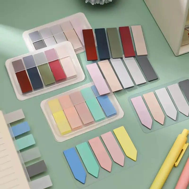 Translucent Morandi Color Sticky Note Tabs